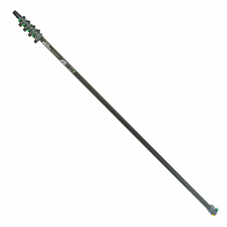 Image nLite® Connect HiMod Karbon Masterstange, 4-teilige Teleskopstange, Länge 6,63 m | UC67G wasserführende Stange für große Höhen bis 20 m