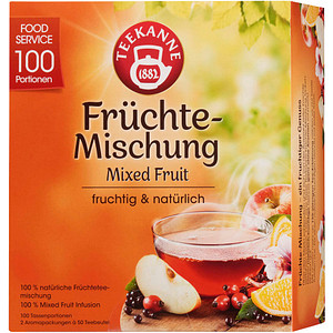 Image TEEKANNE Früchte Genuss Tee 100 Portionen