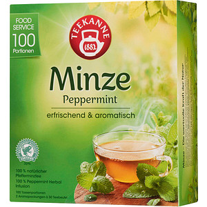 Image TEEKANNE Pfefferminze Tee 100 Portionen