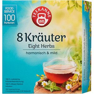 Image TEEKANNE 8 Kräuter Tee 100 Portionen