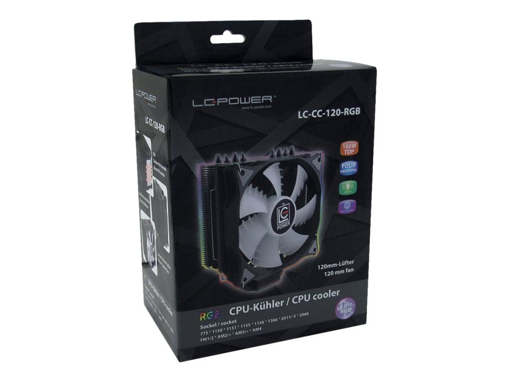 Image LC-POWER Kühler LC-Power Cosmo Cool LC-CC-120-RGB 775/1150/1151/1155/