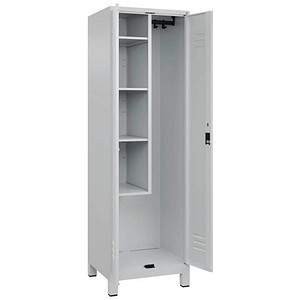 Image CP Putzmittelschrank Classic Plus 080110-00-S10009 lichtgrau 60,0 x 50,0 x 195,0 cm, aufgebaut