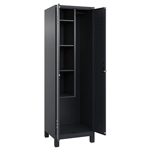 Image CP Putzmittelschrank Classic Plus 080110-00-S10012 anthrazitgrau 60,0 x 50,0 x 195,0 cm, aufgebaut