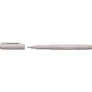 Image FABER-CASTELL Fineliner BROADPEN Pastell, pastellgrau