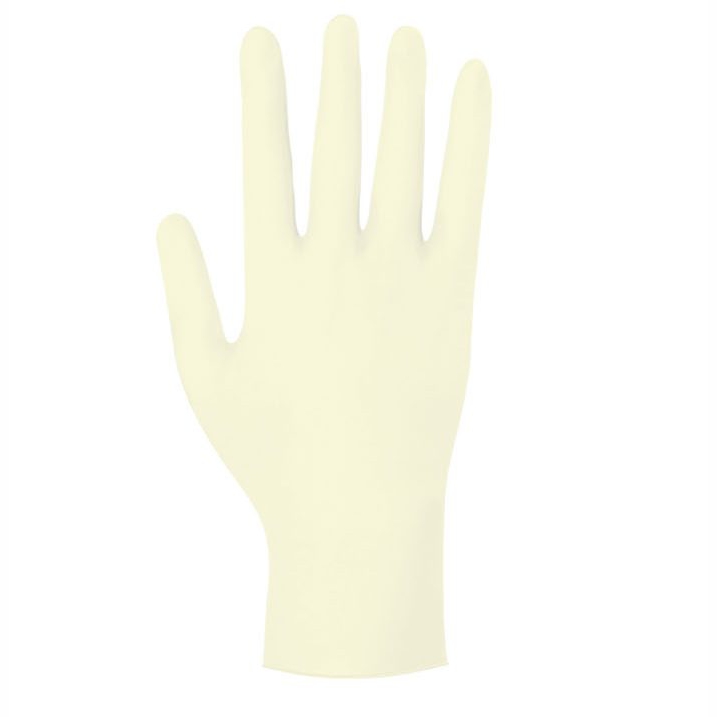 Image Einweghandschuhe Latex gepudert, 100 Stück/Box | Größen M nicht steril, AQL 1,5, EN 455