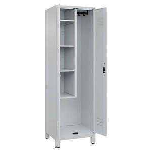 Image CP Putzmittelschrank Classic Plus 080110-00-S10024 lichtgrau 60,0 x 50,0 x 195,0 cm, aufgebaut