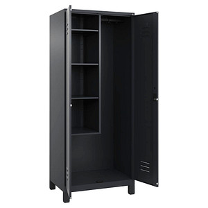 Image CP Putzmittelschrank Classic Plus 080110-02-S10011 anthrazitgrau 80,0 x 50,0 x 195,0 cm, aufgebaut