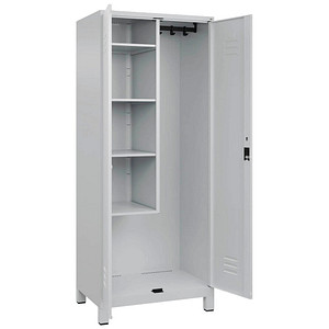 Image CP Putzmittelschrank Classic Plus 080110-02-S10029 lichtgrau 80,0 x 50,0 x 195,0 cm, aufgebaut