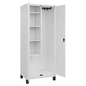 Image CP Putzmittelschrank Classic Plus 080110-02-S10035 verkehrsweiß 80,0 x 50,0 x 195,0 cm, aufgebaut