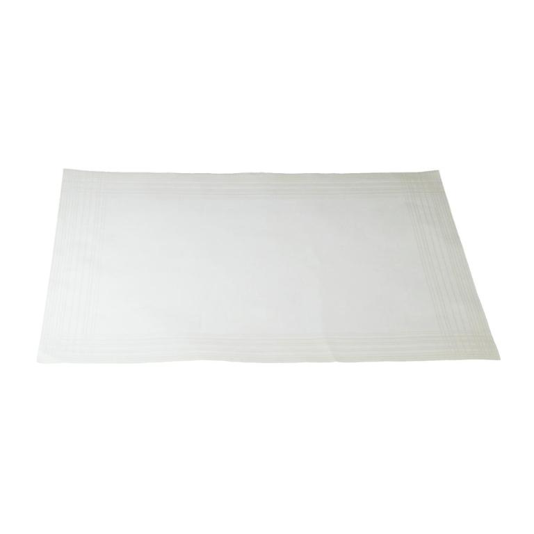 Image Dunicel Tischset 30 x 40 cm, 500 Stück | mit Motiv: Maitre weiß mit Linienbordüre ohne Unterverpackung