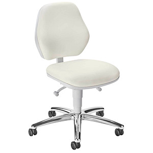 Image bimos Arbeitsdrehstuhl weiß Kunstleder