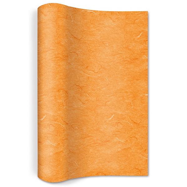 Image PAPER+DESIGN Tischläufer Vlies, 400 x 25 cm, textilartig | mit Motiv "Pure orange" 