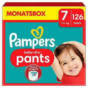 Image Pampers® Windeln baby-dry™ Größe Gr.7 (17+ kg), 126 St.