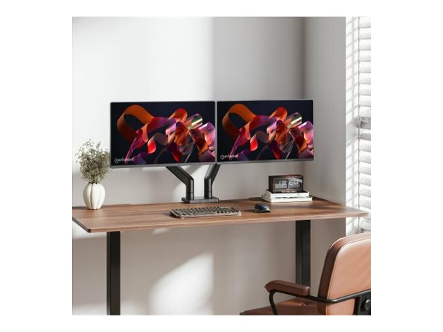 Image MANHATTAN Tischhalterung mit mech. Feder  2 Monitore 17-45"