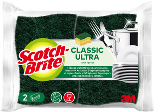Image 3M Scotch-Brite Eponge grattante Ultra Efficace, vaisselle