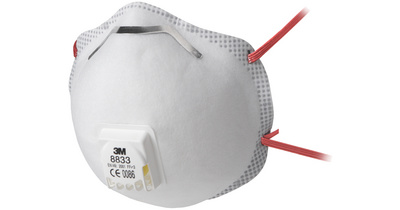 Image 3M Atemschutzmaske 8833 - Klassik, Schutzstufe: FFP3