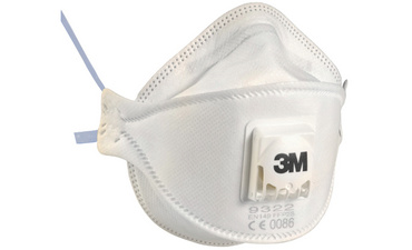 Image 3M Atemschutzmaske 9332 - Komfort, Schutzstufe: FFP-3 (9332)