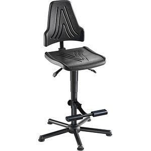 Image mey chair Arbeitsdrehstuhl W19-25-H-PU-AH2 schwarz Kunstleder