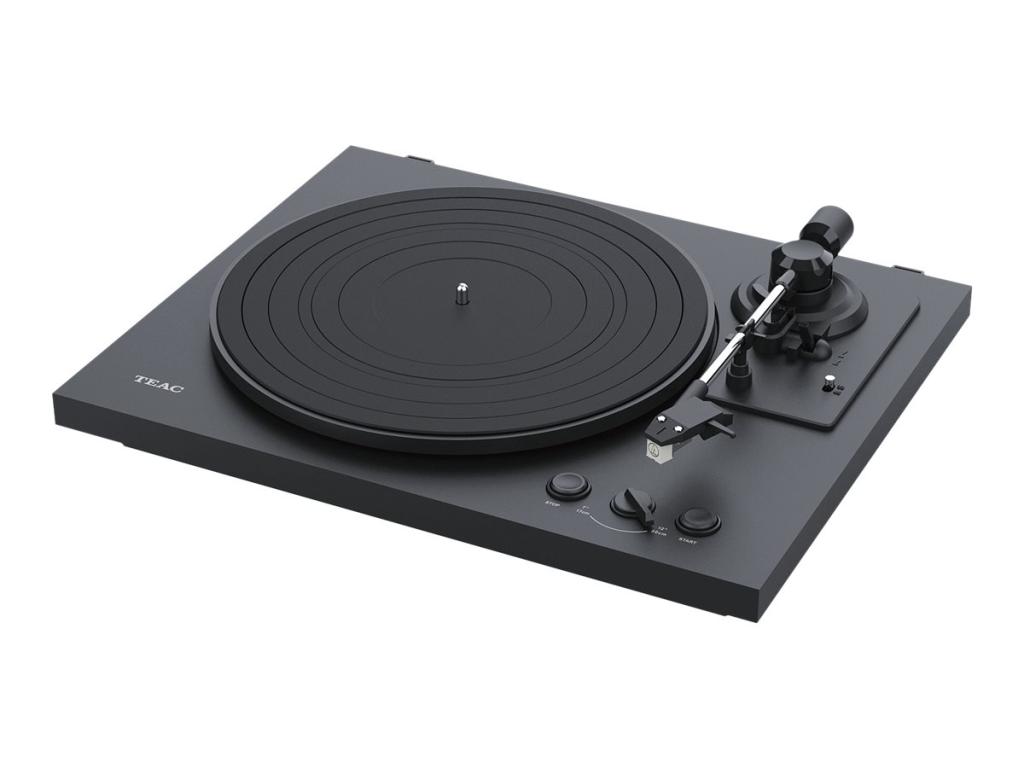 Image TEAC TN-175-B Vollautomatik HiFi Plattenspieler (Riemenantrieb, 33/45 U/min, in
