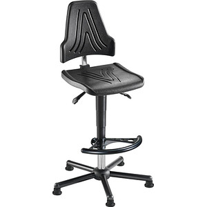 Image mey chair Arbeitsdrehstuhl W19-25-H-PU-FS7 ESD schwarz Kunstleder