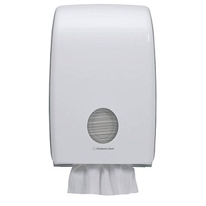 Image Aquarius® Papierhandtuchspender 6945 weiß Kunststoff