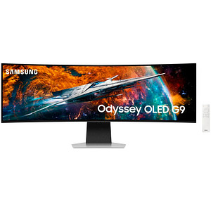 Image SAMSUNG Odyssey OLED G9 S49CG954SU Curved Monitor 124,0 cm (49,0 Zoll) weiß