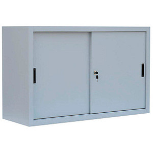 Image LÜLLMANN Schiebetürenschrank, 550120 lichtgrau 1 Fachboden 120,0 x 45,0 x 75,0 cm