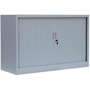 Image LÜLLMANN Schiebetürenschrank, 555120 lichtgrau 1 Fachboden 120,0 x 45,7 x 75,0 cm