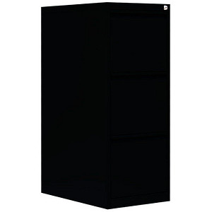 Image LÜLLMANN Hängeregistraturschrank tiefschwarz 3 Schubladen 40,0 x 62,0 x 101,2 cm