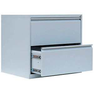 Image LÜLLMANN Hängeregistraturschrank lichtgrau 2 Schubladen 76,0 x 62,0 x 70,5 cm