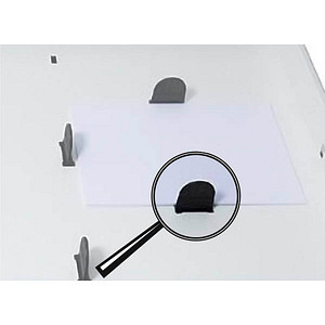 Image LÜLLMANN Schubladenteiler schwarz 5,0 cm 5,0 cm