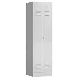 Image LÜLLMANN Spind ClassiX signalweiß X-510407, 1 Schließfach 50,0 x 50,0 x 180,0 cm