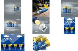 Image VARTA Batterie LONGLIFE Power C Baby NEU 2St.