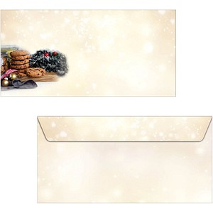 Image Weihnachts-Umschlag Winter Smell DL, 90 g, gummiert, Innendruck