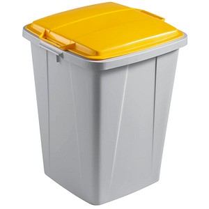 Image DURABLE Durabin 90 Mülleimer 90,0 l grau, gelb