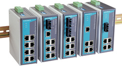 Image MOXA Unmanaged Industrial Ethernet Switch, 5 x RJ45 Ports,