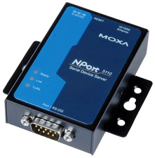 Image MOXA Serial Device Server, 1 Port, RS-232, Nport-5110