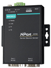 Image MOXA Serial Device Server, 2 Port, RS-232, Nport-5210A