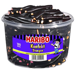 Image HARIBO Konfekt Stangen Lakritz 150 Stück