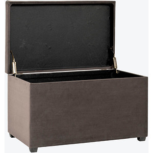 Image HAKU Möbel Sitztruhe 52827 anthrazit Holz 58,0 cm