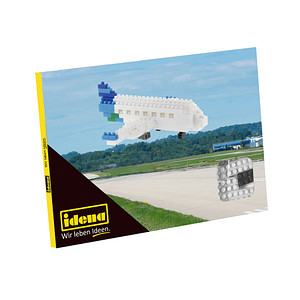 Image Idena 40149 Postkarte Flugzeug Mini- Bausteine