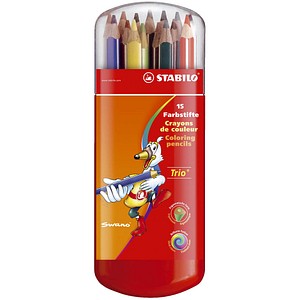 Image STABILO Dreikant-Buntstifte Trio dick, 15er Box