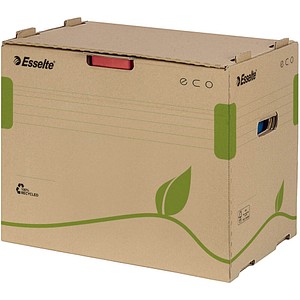 Image LEITZ Esselte Archiv-Container ECO für Ordner, braun aus 100% recycelter Pappe,