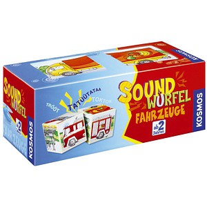 Image KOSMOS SOUNDWÜRFEL FAHRZEUGE Geschicklichkeitsspiel
