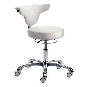 Image Mayer Arbeitshocker myJAZZ 1252 118 weiß Kunstleder