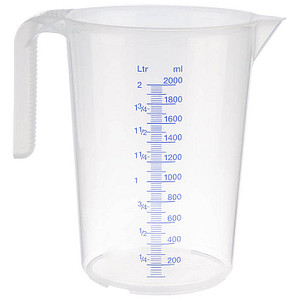 Image APS Messbecher STACKABLE, 2,0 Liter, transparent