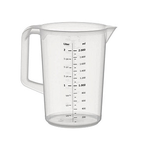 Image APS Messbecher, 2,0 Liter, transparent