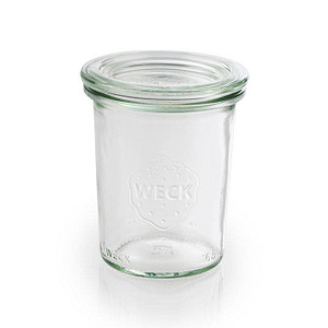 Image APS Weck-Glas mit Deckel, Sturz-Form, 160 ml, 12er Set