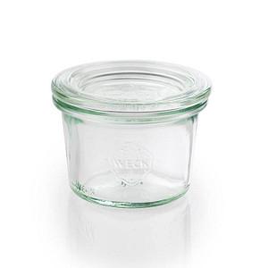 Image APS Weck-Glas mit Deckel, Sturz-Form, 80 ml, 12er Set