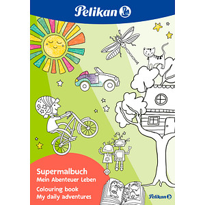 Image Pelikan Super-Malbuch "Mein Abenteuer Leben", DIN A4
